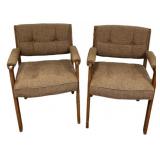 Pair Mid-Century Modern Armchairs