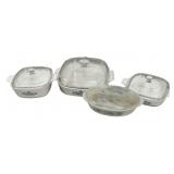 Corning Ware Blue Cornflower Set of 4