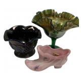 Fenton Art Glass Collection 3 Pieces