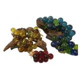 Mid-Century Style Lucite Grape Clusters Lot