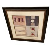Framed Abstract Wall Art Print