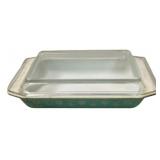 Pyrex Snowflake Space Saver w/ Lid