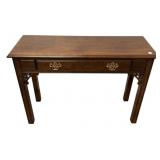 Chippendale Style Cherry Console Table