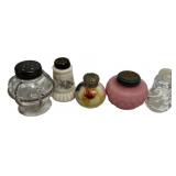 Antique Victorian Salt Shaker Set of 5