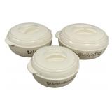 Set of 3 Covered Casserole Dishes
