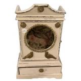 Shabby Chic Bird Motif Jewelry Box