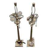 Silver Tone Table Lamps