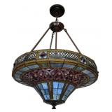 Tiffany-Style Stained Glass Chandelier