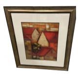 Framed Art Print "Rooftops I"