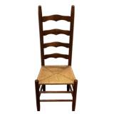 Wooden ladderback chair.