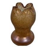 Art Glass Vase Spatter Iridescent