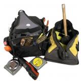 Tool Bags with Assorted Hand Tools