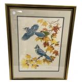 Albert Earl Gilbert Blue Jay Print 1976