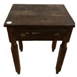 Antique Single-Drawer Side Table
