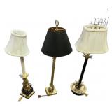 Three Decorative Lamps