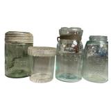 Antique Mason & Globe Canning Jars Lot