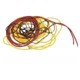 Lot of Extension Cords Red Yellow Black