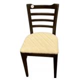 Dark Wood Ladderback Dining Chair