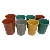 Set of 8 Vintage Plastic Tumblers