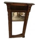 Antique Federal Style Wood Wall Mirror