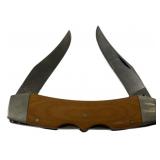 Case Texas Longhorn 2 Blade Folding Knife, 4 1/2"