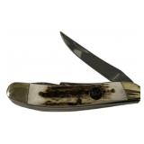 Rooster and Hen 283 DS Folding Knife
