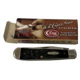 Case 6254 SS Black Trapper Folding Knife