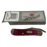 Case 61953L Magenta Russlock Folding Knife