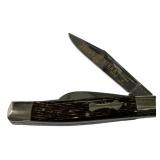 Figthn Rooster 1986 Brown Sugar Folding Knife