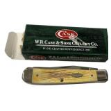 Case 6254 SS Brnt Oat Trapper Folding Knife