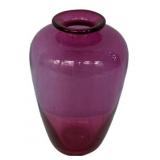 Purple Amethyst Glass Vase