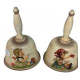 Hummel Ceramic Bells Pair