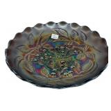 Carnival Glass Cherry Pattern Bowl