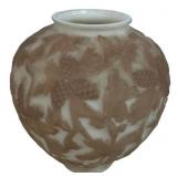 Consolidated Glass Pine Cone Vase