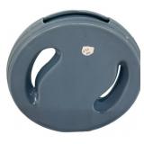 Blue Ceramic Modern Disc Vase