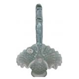 Fenton Hobnail Opalescent Glass Basket