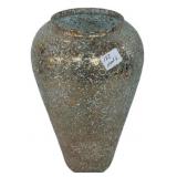 Gold Speckled Mercury Glass Vase