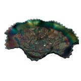 Carnival Glass Grape Pattern Bowl