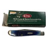 Case 61048 SS Blue Trapper Folding Knife