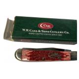 Case 6254 SS Burgandy Trapper Knife