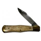 Parker Cut Smooth Bone Folding Knife