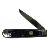 Case 6254 SS Navy Blue NRA Trapper