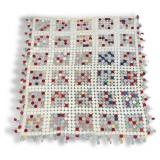 Yo-Yo quilt face, 83' x 89'