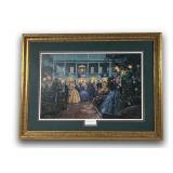Kunstler print 'Moonlight and Magnolias'