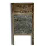 'Columbus' wash board, Sunnyland, 12.5', 24'L