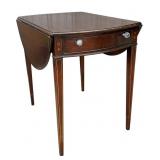 Pembroke table, Mahogany Association, oval top