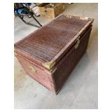 Trunk, home made quilts