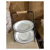 Platter, lamp