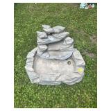 Water fountain, missing pump