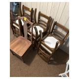 Wooden chairs
